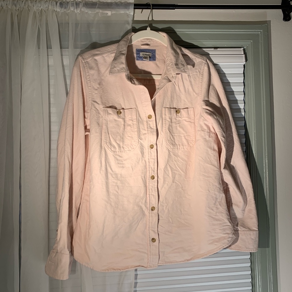L.L. Bean Light Pink Chamois Shirt